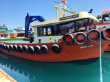 2013 model 14 metre vinçli ve full refitli servis teknesi liman kayıtlı 