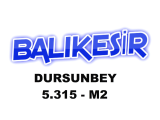 balıkesir dursunbey de yatırım için alınabilecek 5.315 m2 arsa