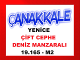 çanakkale yenice de iki cephesi full deniz manzaralı kupon arsa