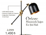 orion marka 1. kalite piyasa nakit fiyatından masa lambaları istenilen adette