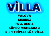 yalova merkezde köprü ve full deniz manzaralı 3 katlı sıfır lüx villa