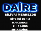 silivri de deniz manzaralı site içinde yüzme havuzlu 2 + 1 daire