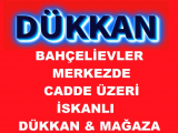 istanbul bahçelievler de cadde üzeri iskanlı kelepir 20 m2 dükkan mağaza