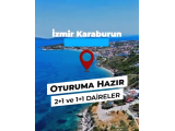 izmir karaburun da oturuma hazır full deniz manzaralı plaja çok yakın konumda lüx 20 adet daire toplu satış