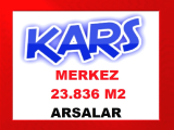 kars merkezde tamamı aynı mahallede olan toplamda 23.836 m2 yatırımlık fırsat arsalar