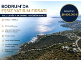 bodrum da denize sıfır full deniz manzaralı 30 adet müstakil villa imarlı 73.000 m2 muhteşem arazi