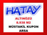 hatay altınözün de yatırım için fırsat 8.938 m2 arsa