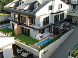 istanbul çatalca da site içinde lüks 6 + 1 2026 aralık ayı teslim lüks triplex villa