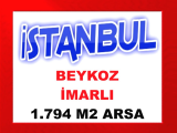 istanbul beykoz da 4 adet villa imarlı 1.794 m2 müstakil arsa